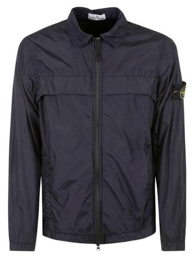 Garment Dyed Crinkle Reps R-NY Jacket Blue - STONE ISLAND - BALAAN 2