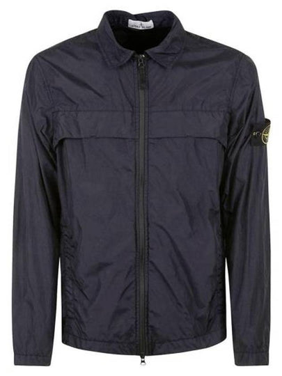 Garment Dyed Crinkle Reps R-NY Jacket Blue - STONE ISLAND - BALAAN 2