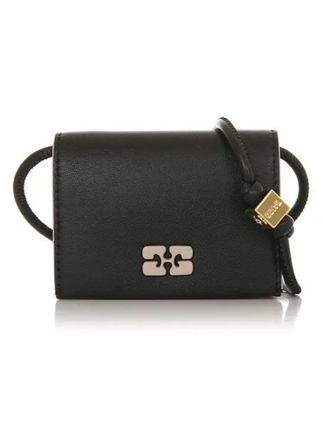 Bou Strap Wallet Black - GANNI - BALAAN 2