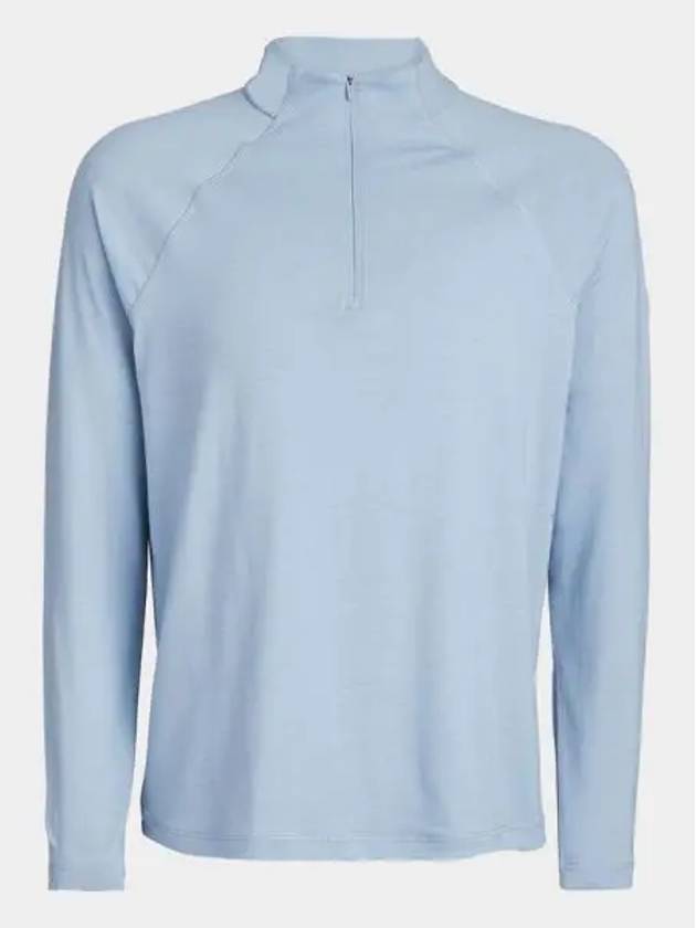 Men's Luxe Quarter Half Zip Layer Long Sleeve T-Shirt Blue - G/FORE - BALAAN 2