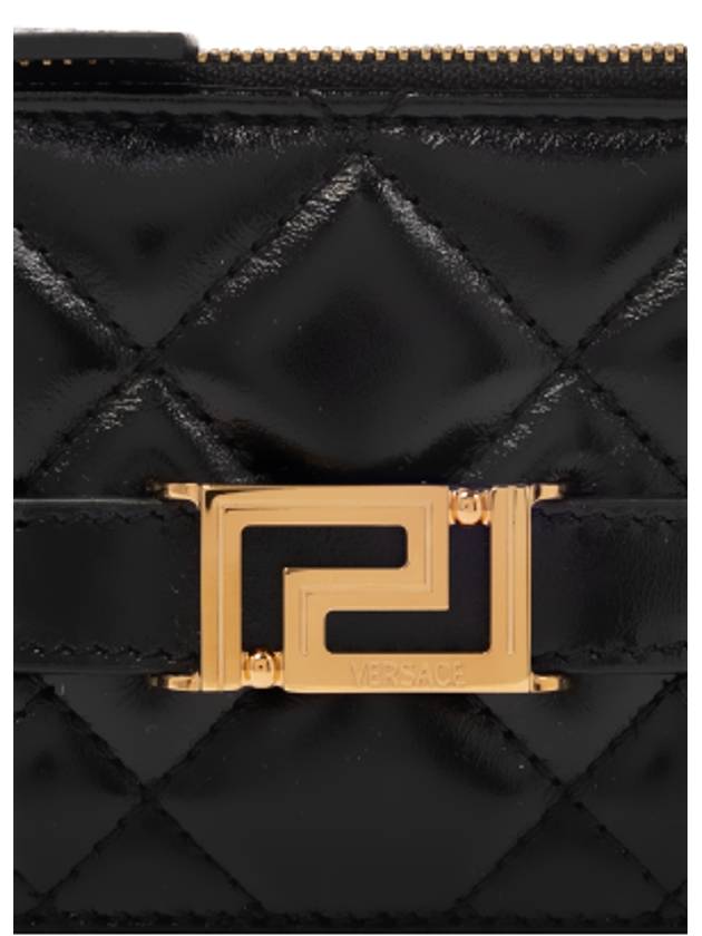 Greca Goddess Zip Card Wallet Black - VERSACE - BALAAN 6