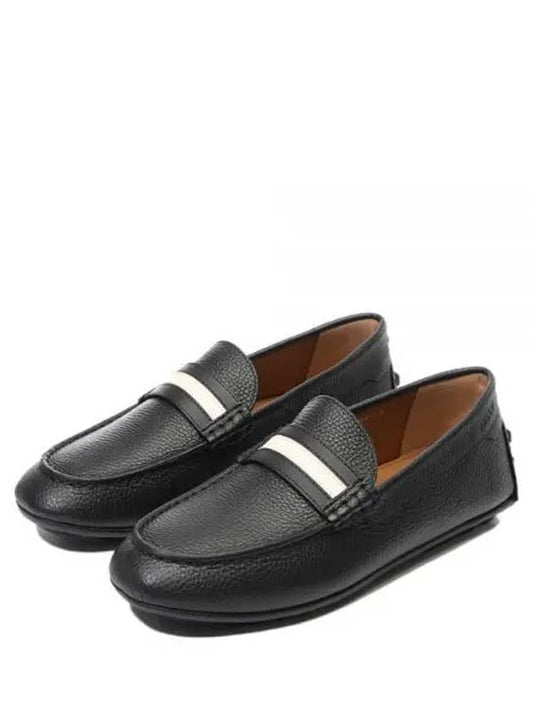 Carlos Leather Driving Shoes Black - BALLY - BALAAN 2