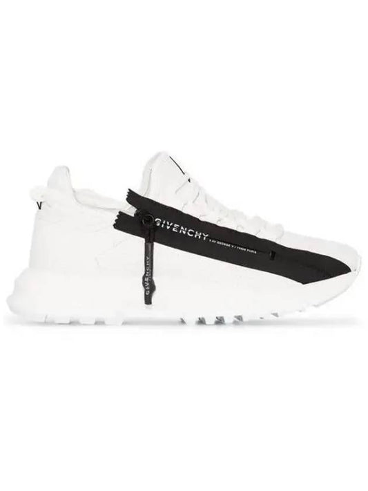 Women's Spectre Logo Zipper Perforated Low Top Sneakers White - GIVENCHY - BALAAN 2