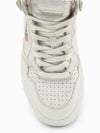 FW23 24 Medalist Mid sneakers in white leather AUMWSG10 NSG10 - AUTRY - BALAAN 4