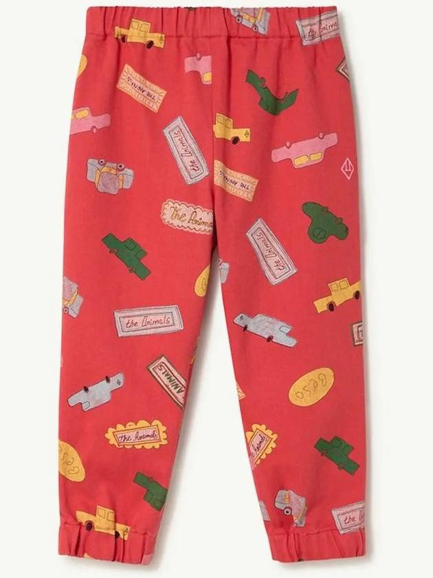 Kids Red Elephant Pants F23058 006 - THE ANIMALS OBSERVATORY - BALAAN 5