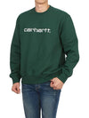 Logo Print Sweatshirt Green - CARHARTT WIP - BALAAN 6