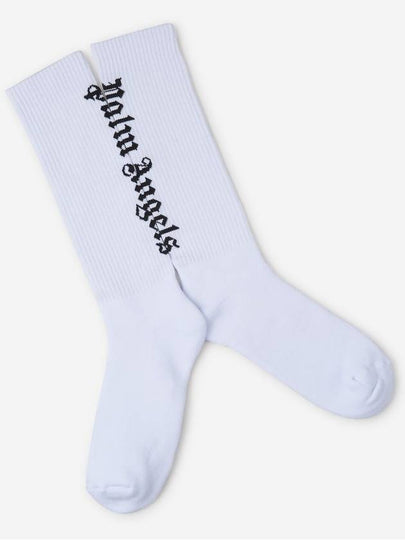 Cotton Logo Socks - PALM ANGELS - BALAAN 2