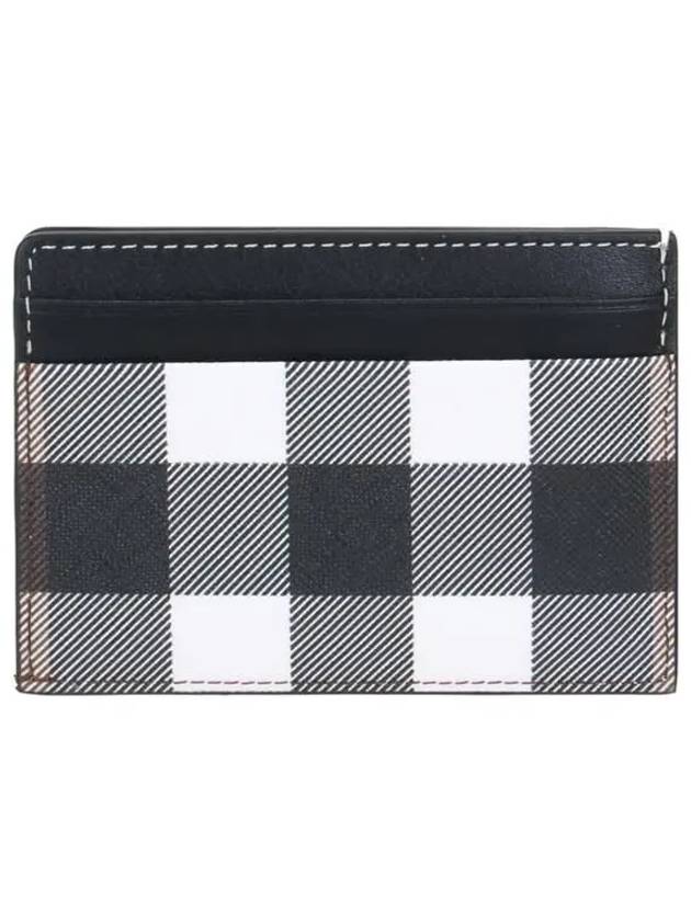 Check Print 2-tier Card Wallet Dark Burch Brown - BURBERRY - BALAAN 4