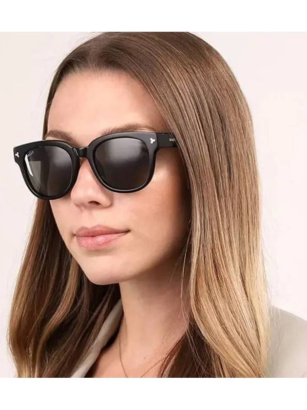 Sunglasses BY0033H 01A square horn rim black - BALLY - BALAAN 1