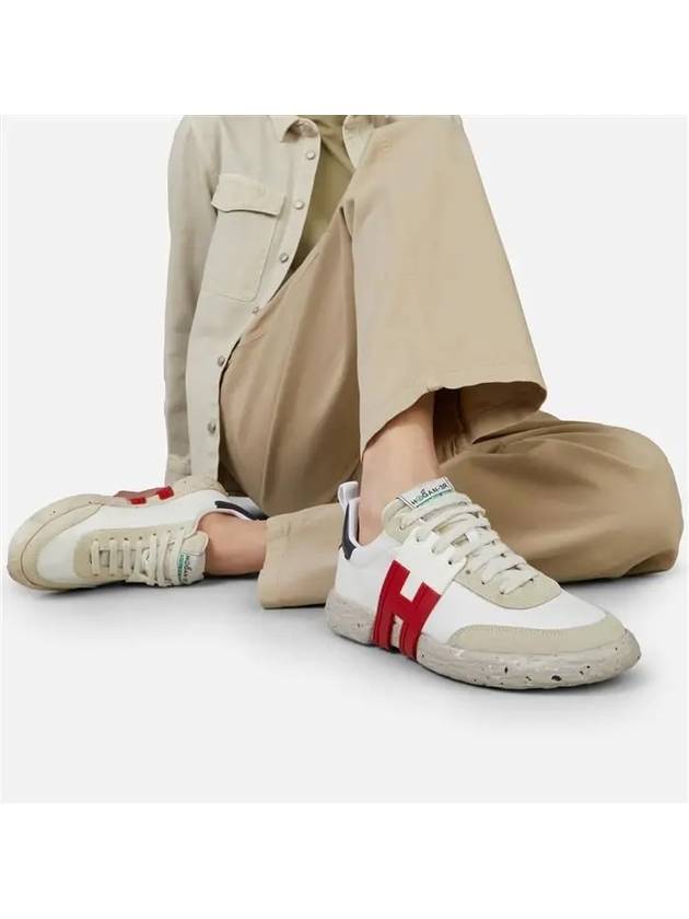 H Logo Lace Up Low Top Sneakers White - HOGAN - BALAAN 5