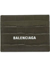 Crocodile Logo Card Wallet Green - BALENCIAGA - BALAAN 2