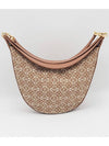 Luna Anagram Jacquard Shoulder Bag Tan Pecan - LOEWE - BALAAN.