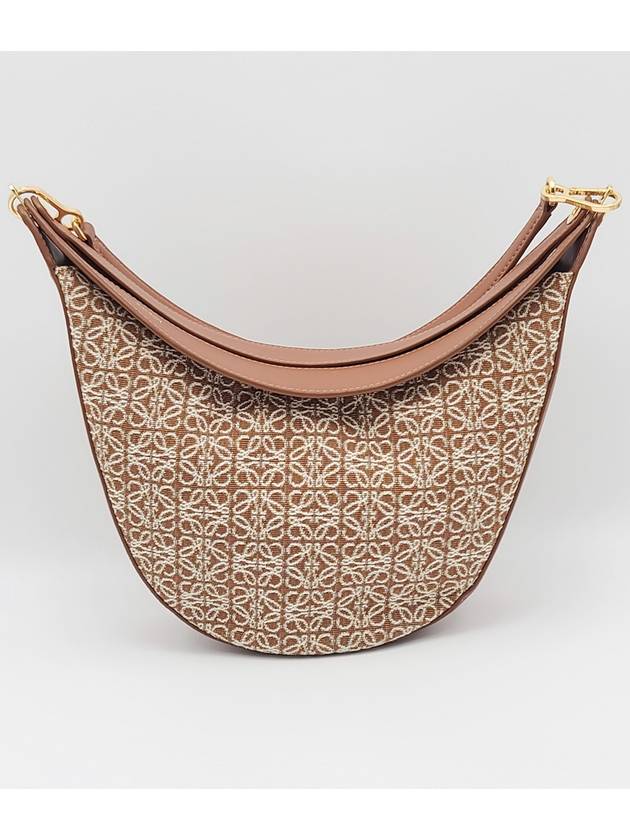 Luna Anagram Jacquard Shoulder Bag Tan Pecan - LOEWE - BALAAN 5