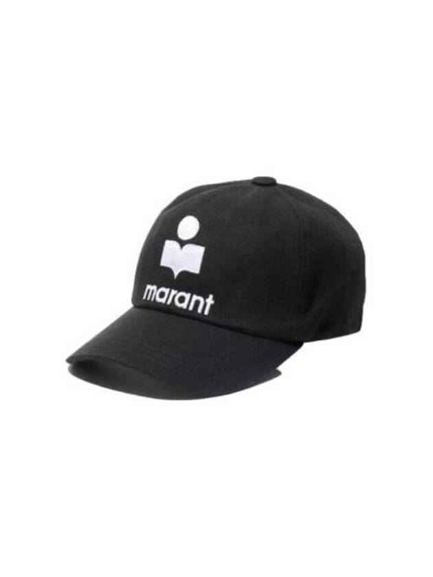 Tyron Embroidered Logo Ball Cap Black - ISABEL MARANT - BALAAN 2