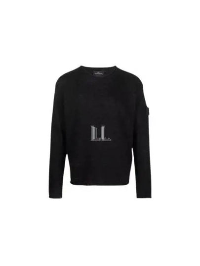 Shadow Project Wappen Patch Knit Top Black - STONE ISLAND - BALAAN 2