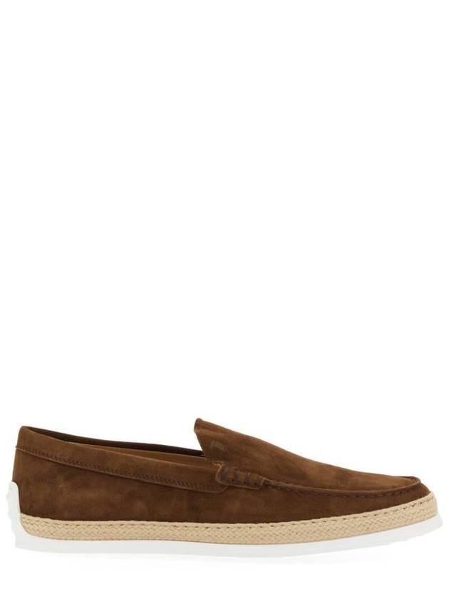 Men's Suede Slip-On Loafers Mocha - TOD'S - BALAAN 2