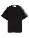 Compass Logo Round Short Sleeve T-Shirt Black - STONE ISLAND - BALAAN 2