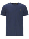 Embroidered Logo Pony Short Sleeve T-Shirt Navy - POLO RALPH LAUREN - BALAAN 2