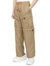 Men's Grenoble Dynamic Cargo Track Pants Khaki - MONCLER - BALAAN 6