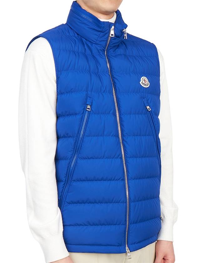 Albyt Padded Down Vest Blue - MONCLER - BALAAN 5