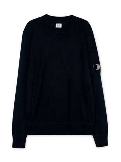 Lens Wappen Crew Neck Sweatshirt Navy - CP COMPANY - BALAAN 2