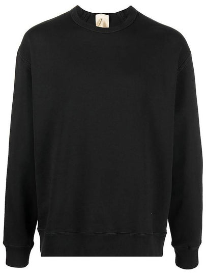 Men's Logo Patch Cotton Sweatshirt Black - TEN C - BALAAN 2