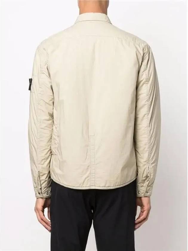 Men's Shadow Project TC Padded Overshirt Jacket Beige - STONE ISLAND - BALAAN 4