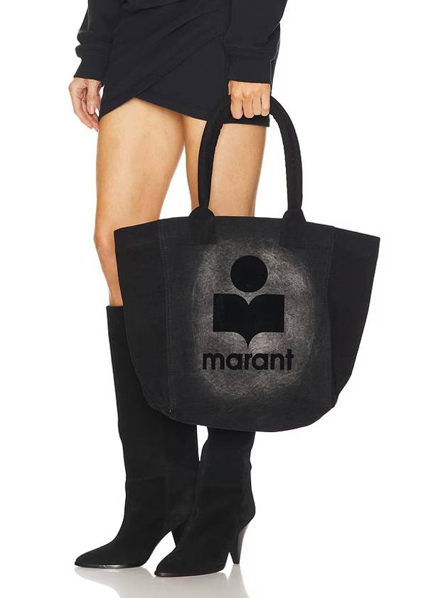 Small Yenki Eco Bag Tote Faded Black - ISABEL MARANT - BALAAN 5