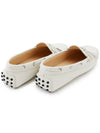 Women's Gommino Driving Shoes White - TOD'S - BALAAN 8