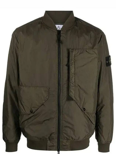 Garment Dyed Crinkle Reps Jacket Khaki - STONE ISLAND - BALAAN 2