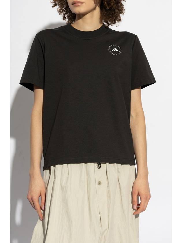 by Stella McCartney short sleeve t-shirt HR9170 BLACK - ADIDAS - BALAAN 4