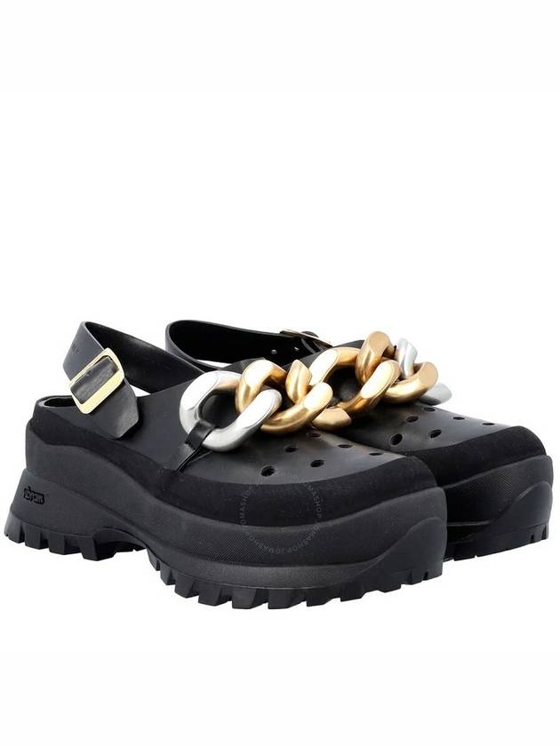 trace chain metal sandals black - STELLA MCCARTNEY - BALAAN 4