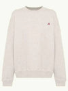 Women's Logo Patch Sweatshirt Pale Gray - AUTRY - BALAAN 1