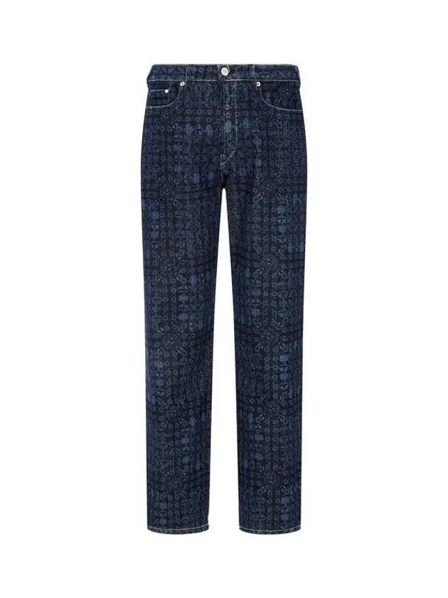 PS Multi Pattern Relaxed Fit Jeans Navy 271186 - PAUL SMITH - BALAAN 1