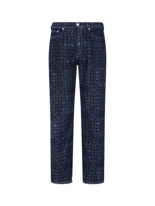 PS Multi Pattern Relaxed Fit Jeans Navy 271186 - PAUL SMITH - BALAAN 1