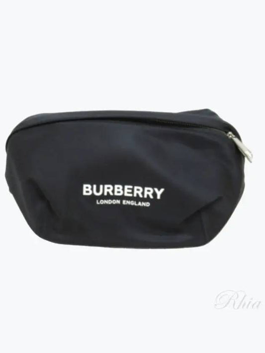 Logo Print Nylon Sonny Bum Belt Bag Black - BURBERRY - BALAAN 2