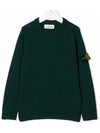 Kids Wappen Crew Neck Knit 7516506A1 V0057 - STONE ISLAND - BALAAN 2