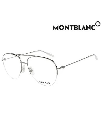 Aviator Metal Eyeglasses Ruthenium - MONTBLANC - BALAAN 2