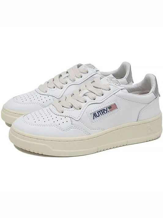 Medalist Silver Tab Low Top Sneakers White - AUTRY - BALAAN 2