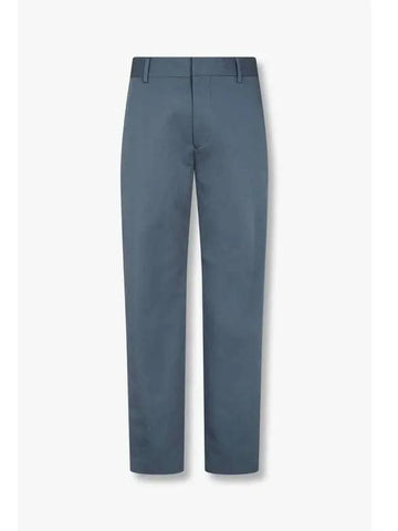 Linen blend chino pants blue - PAUL SMITH - BALAAN 1