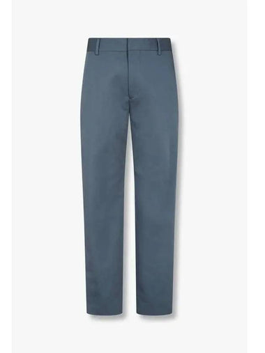 Linen blend chino pants blue - PAUL SMITH - BALAAN 1