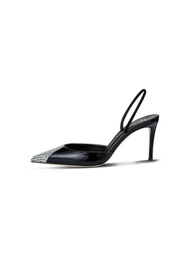 WOMEN BRAQUEL Enamel High Heels Black 270350 - GIUSEPPE ZANOTTI - BALAAN 1