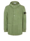 Cupro Cotton Twill TC Badge Anorak Green - STONE ISLAND - BALAAN 2