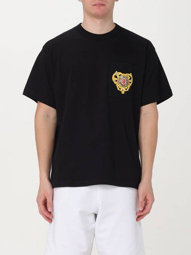 T-shirt Versace Jeans Couture in cotone con stampa - VERSACE - BALAAN 1