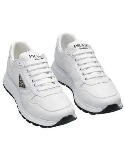 Prax 1 Re-Nylon Low Top Sneakers White - PRADA - BALAAN 2