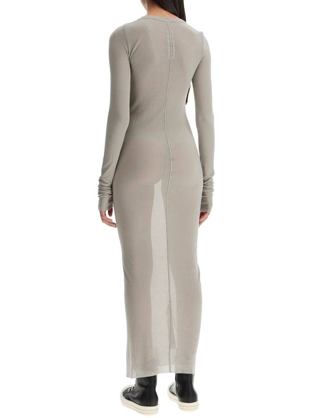 long fitted jersey dress - RICK OWENS - BALAAN 3