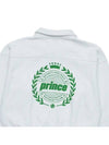 Prince Crest Quarter Zipper Sweatshirt White - SPORTY & RICH - BALAAN 5