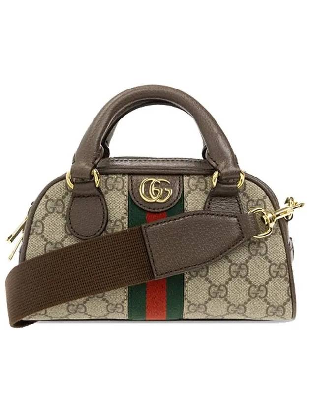 Ophidia Mini GG Top Handle Tote Bag Brown Beige - GUCCI - BALAAN 2