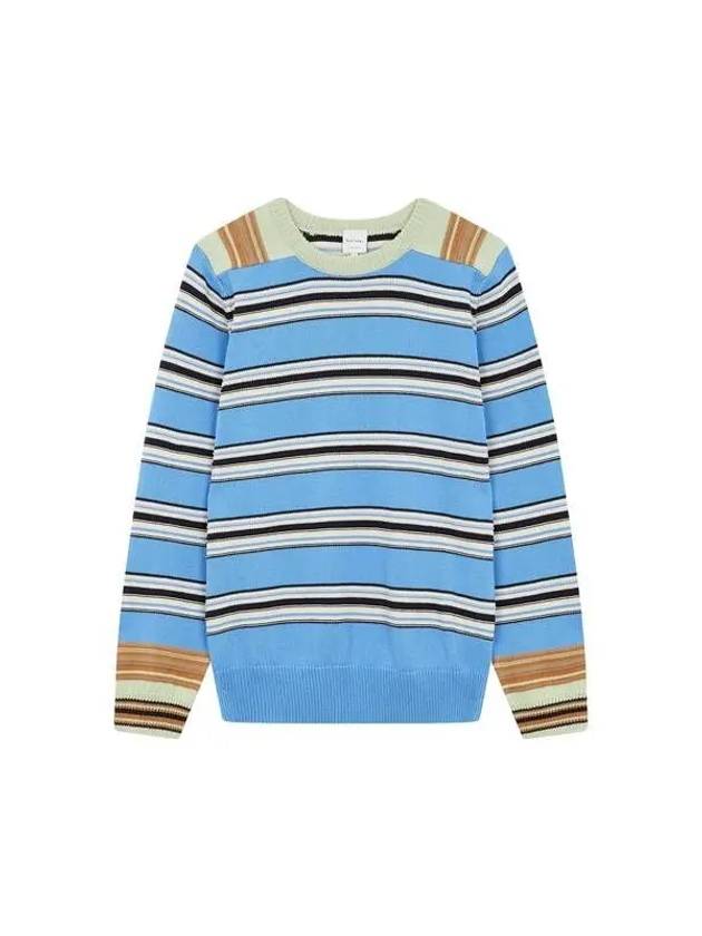 Mix stripe cotton knit blue 270569 - PAUL SMITH - BALAAN 1