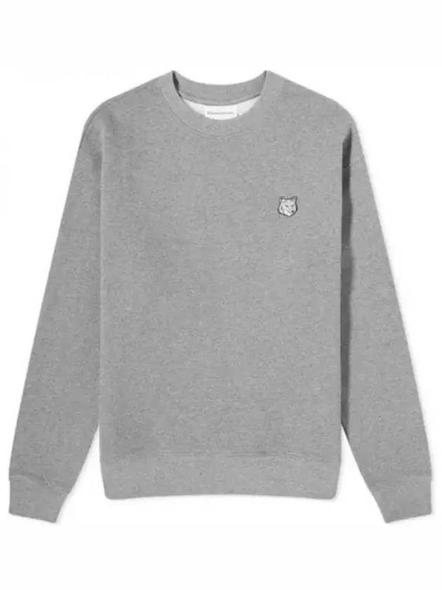 Bold Fox Head Cotton Sweatshirt Grey - MAISON KITSUNE - BALAAN 2